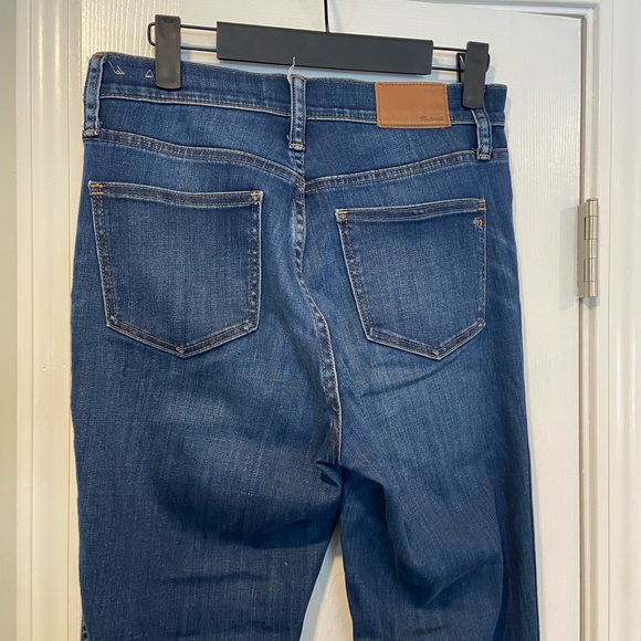 Madewell 10” High Rise Skinny Denim Jeans Medium Wash Five Pocket Size 27 T - Picture 7 of 14